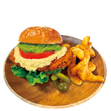まぐろカツバーガー